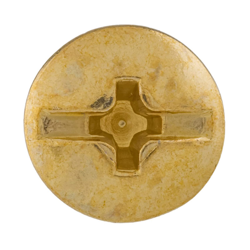 Vis à tête cylindrique en laiton n ° 8-32 X 1/2 po