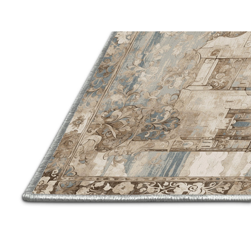 Tapis de hall Bannered, Rectangulaire 8 pi x 12 pi