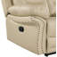 Causeuse inclinable en cuir Global-243858169