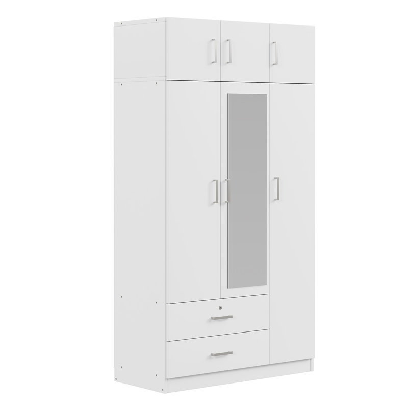 Armoire à miroir, Blanc