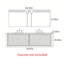 Meuble-lavabo français de style rétro