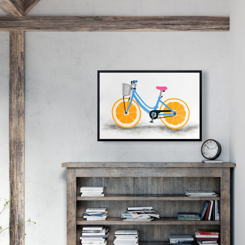 " Orange Wheel Bike "