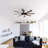 Rogers 68'' Ceiling Fan with LED Lights-2052420756