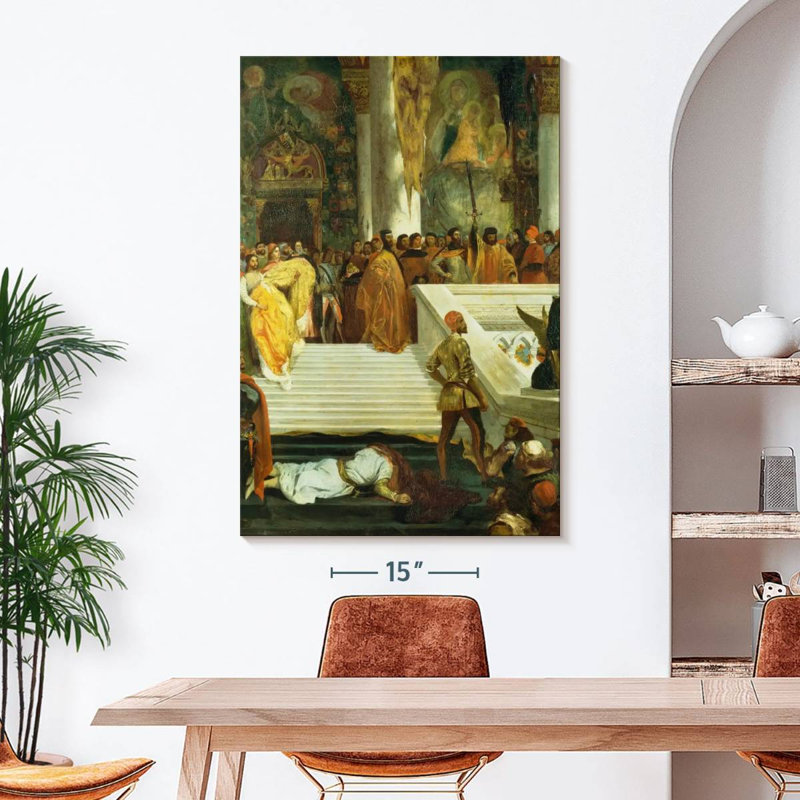 Exécution du Doge Marino Faliero, 48" H x 32" W