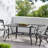 Outdoor Cast Aluminum Rectangular Dining Table