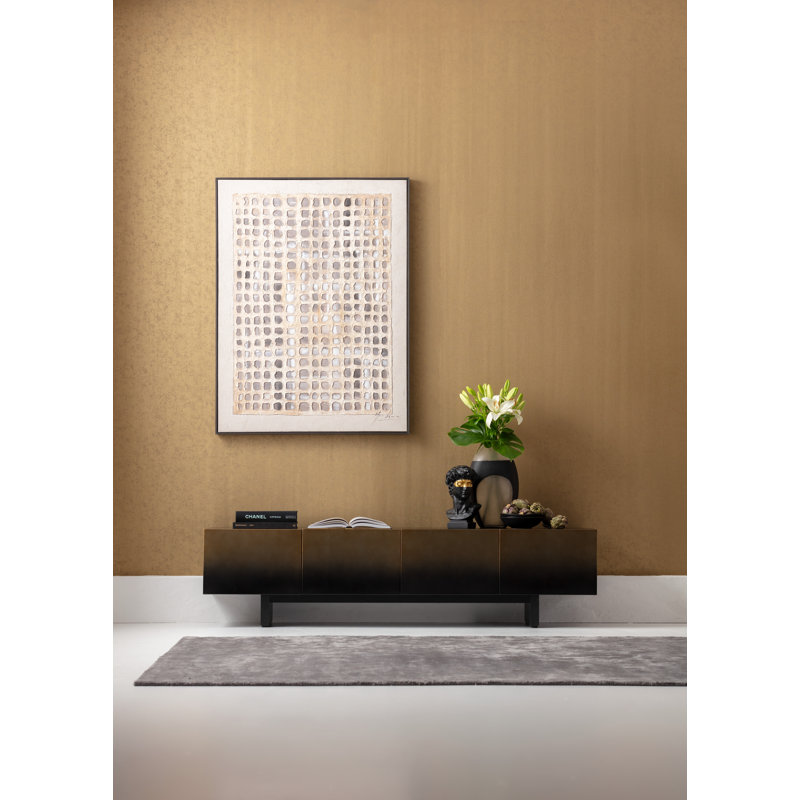 Glitter Curtain Framed Picture