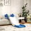 Glissoire pour lit de tout-petit, canapé, escalier, pour 18-48 mois, bleu