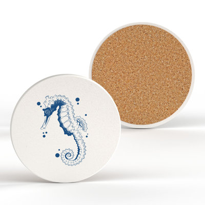 BEACH SEAHORSE 2 COASTER 100X100