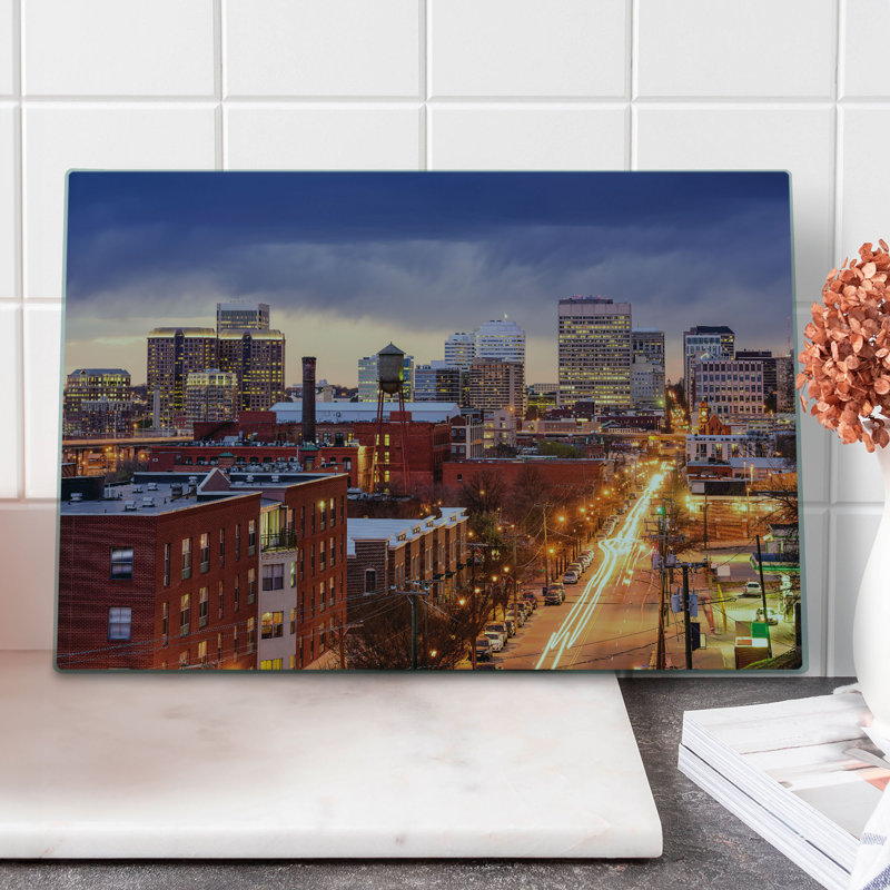 Planche à découper Ambesonne États-Unis grande taille Richmond Virginia multicolore