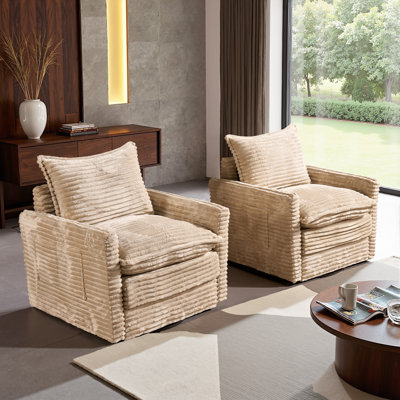 Swivel Accent Chair Set of 2