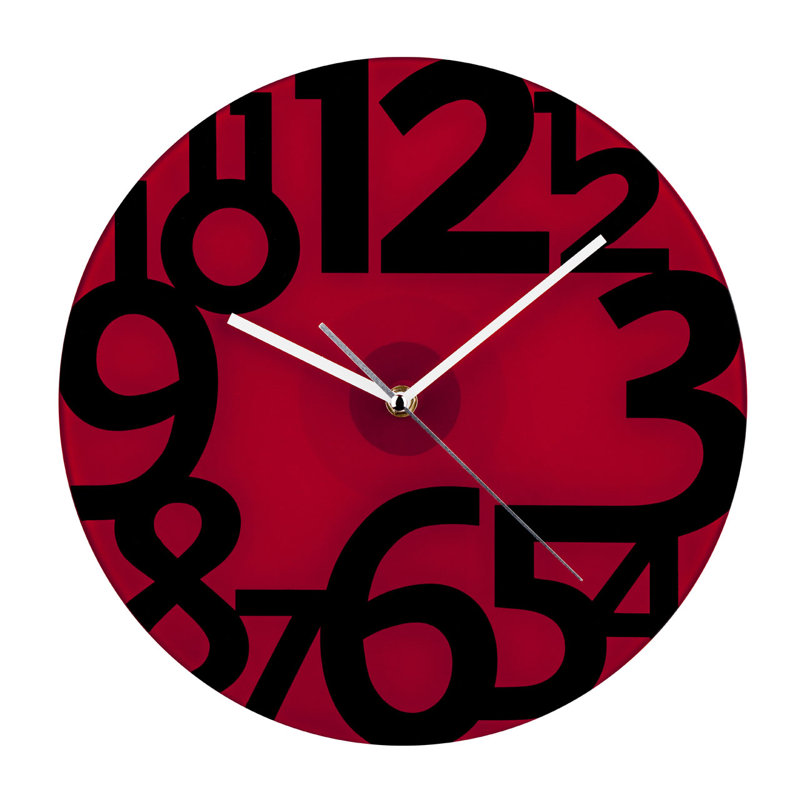 Wyatts Glass Wall Clock