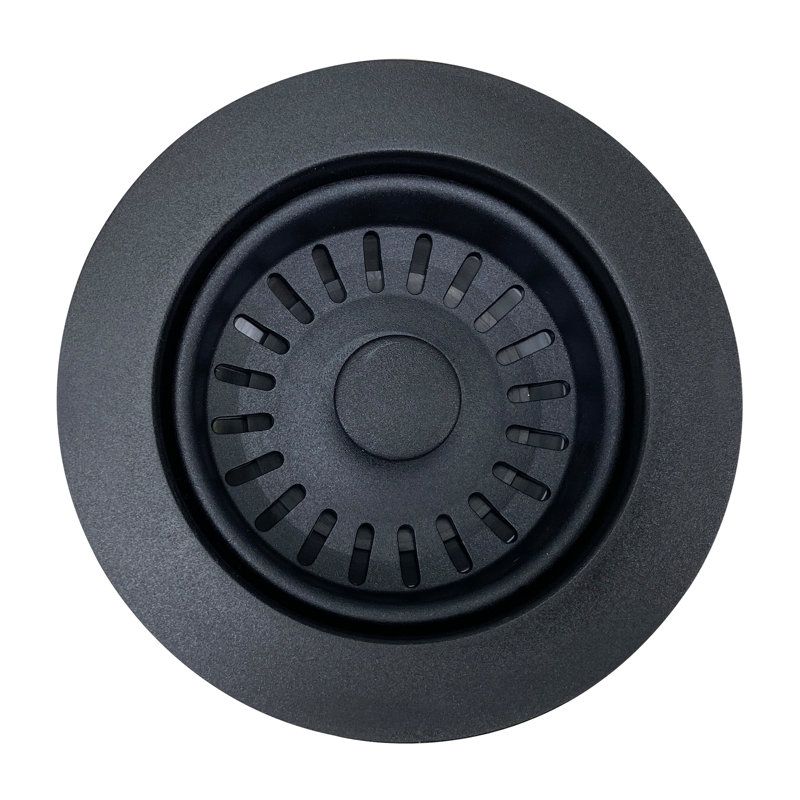 Disposal Trim For Granite Composite Sinks, Matte Black