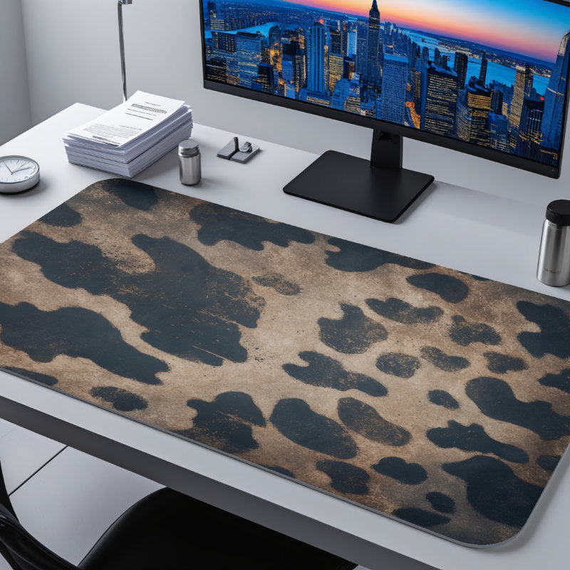 Polyester Desk Pad, 14.4x12.1