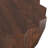 Turnbull 34"W Solid Mango Wood Contemporary Round Coffee Table with Faceted Drum Design and Geometric Edges