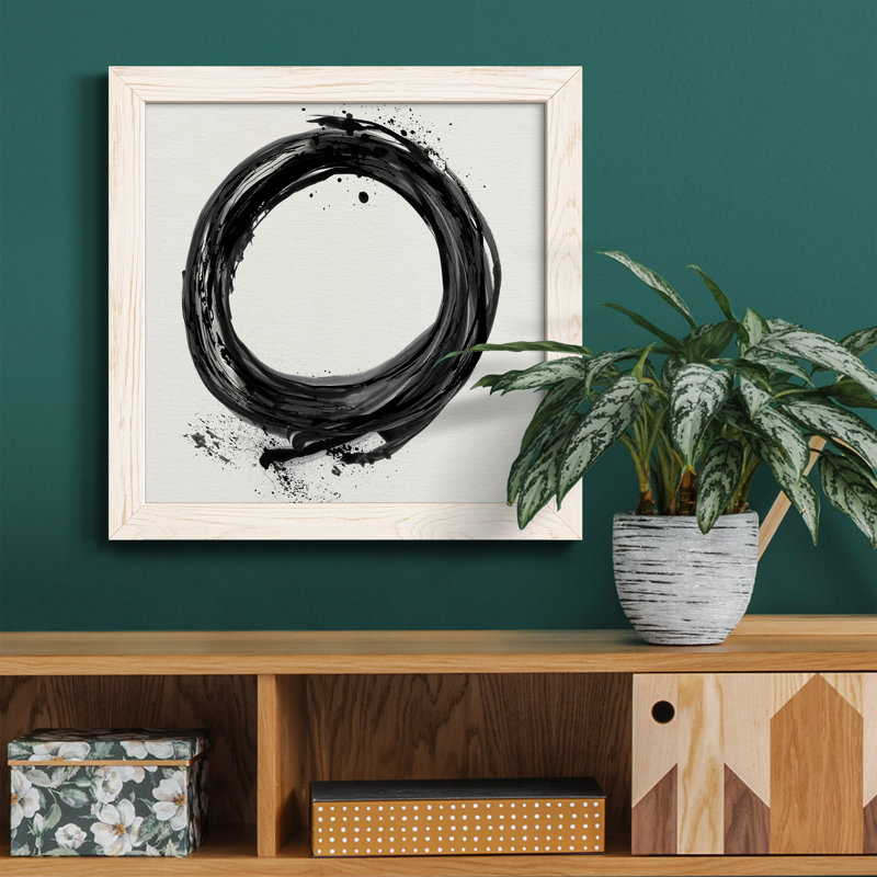 Palmier I - reproduction d'art sur toile encadrée, H 31,5 po x l 31,5 po x P 1,5 po, Cadre blanc