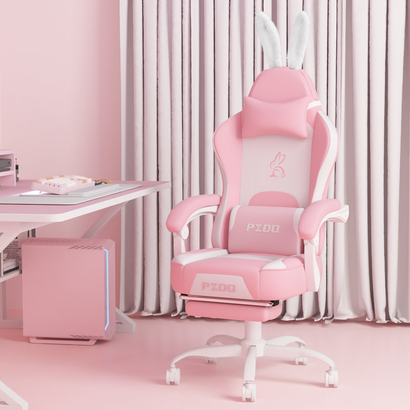 Rebrilliant PC & Racing Game Chair, Pink