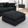Modway Commix Down Filled Overstuffed Boucle Fabric Ottoman