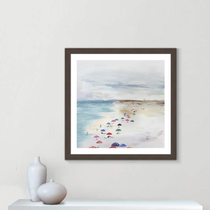 Summer Solitude - reproduction de cadre photo, H 33,5 po x l 33,5 po x P 1,25 po, Cadre bronze industriel brossé