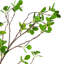 Artificial Potted Milan Leaf Tree in Black Planters Pot.-1118199253
