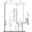 Thermostatic 4-Function Solid Brass Shower System with High Pressure 3 Body Jets and Rough-in Valve-70265396