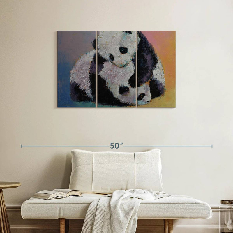 Rumble bébé panda Brampt, H 24 po x l 38 po