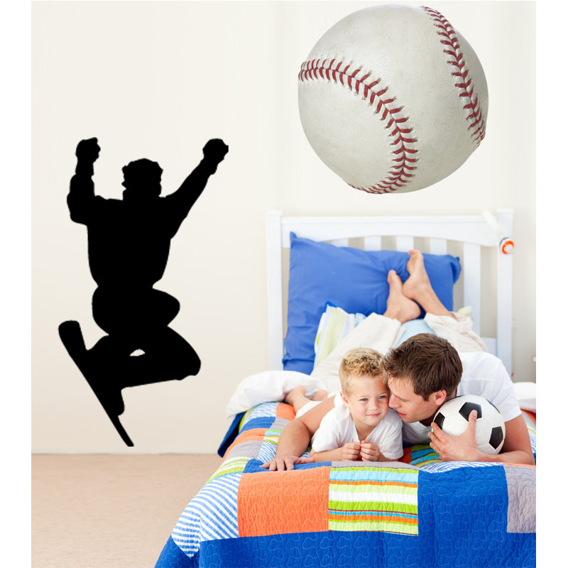 Sports Non-Wall Damaging Wall Decal, 36" H x 20" W