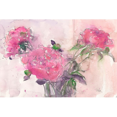 "Pink Blush" Print on Wrapped Canvas