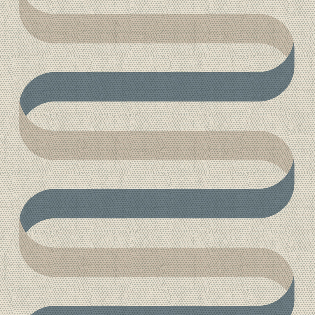 Folding Ribbon Self-Adhesive Roll, Cotton Slate, Faux Grasscloth, Non-pasted