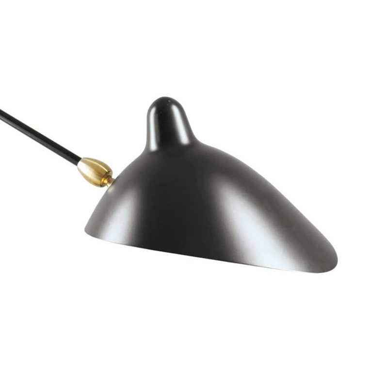 Luminaire suspendu réglable 3 lumières Arlo, Noir