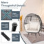 Fauteuil à œufs avec support Chanakya-1469755985