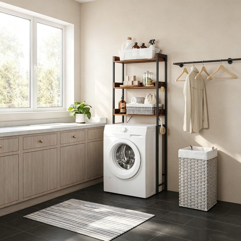 Steel Freestanding Over the Toilet Storage