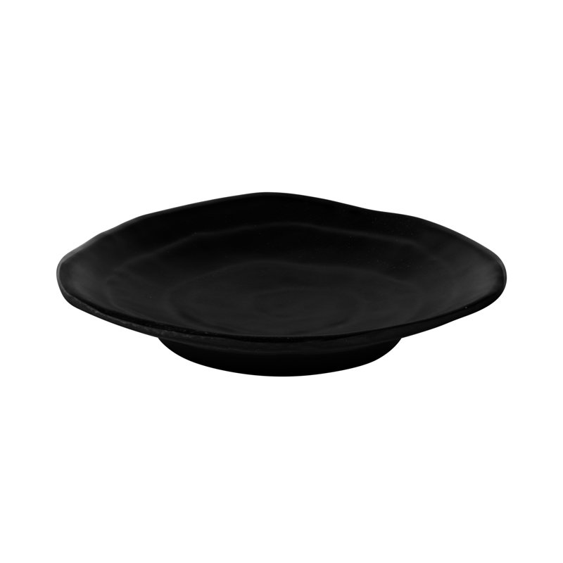 Plaque à pain en mélamine 5" zen, Noir
