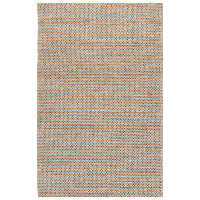 Martha Stewart 9526 Hand Tufted 40% Jute; 40% Wool; 20% Cotton Striped Rug, Rectangle 4' x 6'