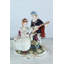 Figurine de couple romantique en porcelaine avec guitare et livre NIFao 11 po x 8 po x H 13 po