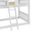 Twin-On-Twin House-Style Bunk Bed Fully Equipped With Roof, Window, Door, Safety Guardrails, And Ladder-352034357