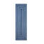 Tapis bleu réversible en jute tressé Damell-110777324
