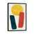 Toile avec cadre noir sélectionné