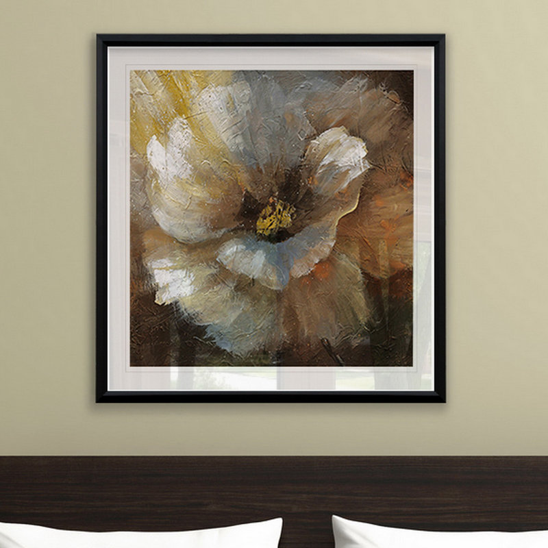 « fleuriing ii », impression encadrée, H 26,5 po x l 26,5 po x P 1,5 po
