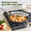 Poêle à frire antiadhésive en aluminium anodisé dur avec couvercle GreenPan SearSmart 12 po