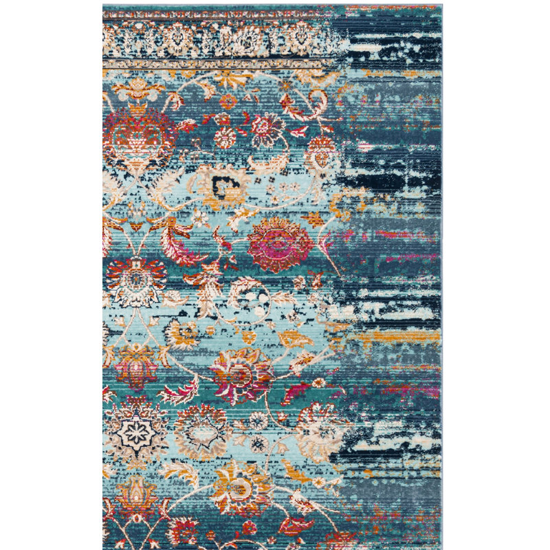 Tapis floral Tolleson Performance, Rectangulaire 9 pi x 12 pi