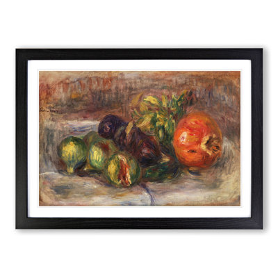 Pomegranate and Figs by Pierre-Auguste Renoir - Picture Frame Painting