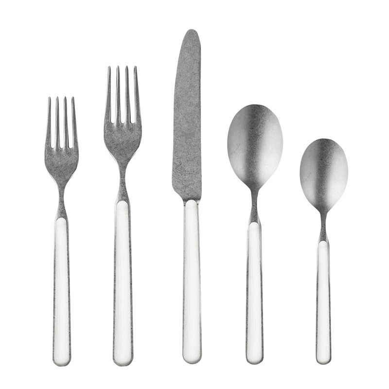 Fantasia Pewter Flatware Set - Porcelain, Porcelain