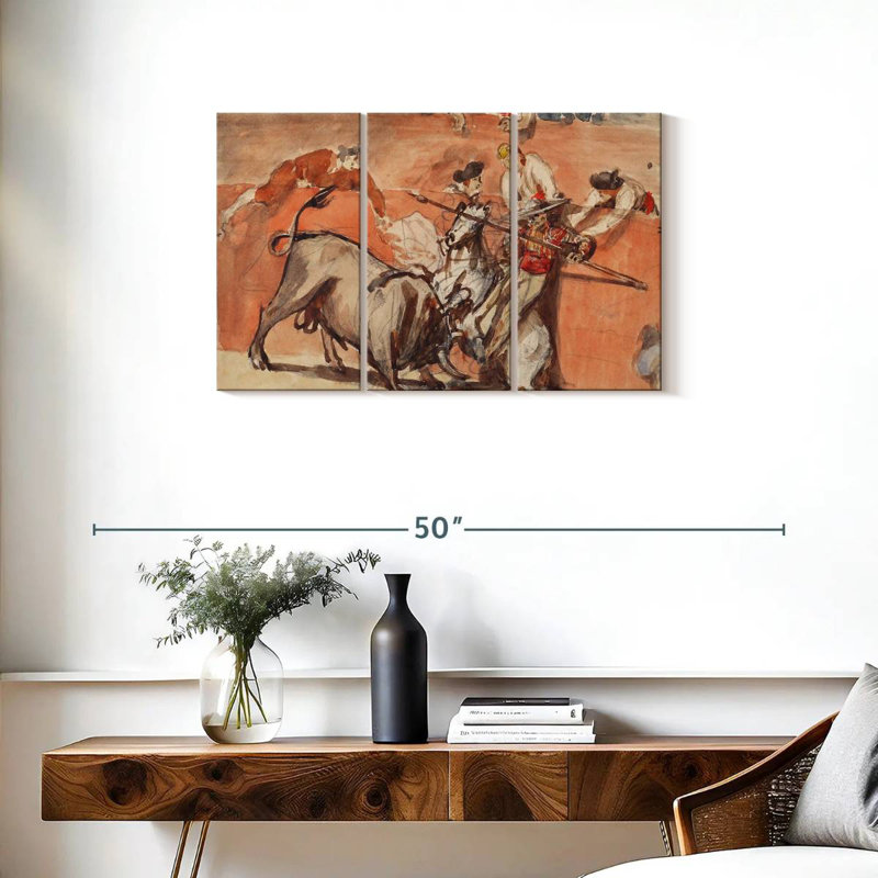 Corrida 1865, H 20 po x l 33 po