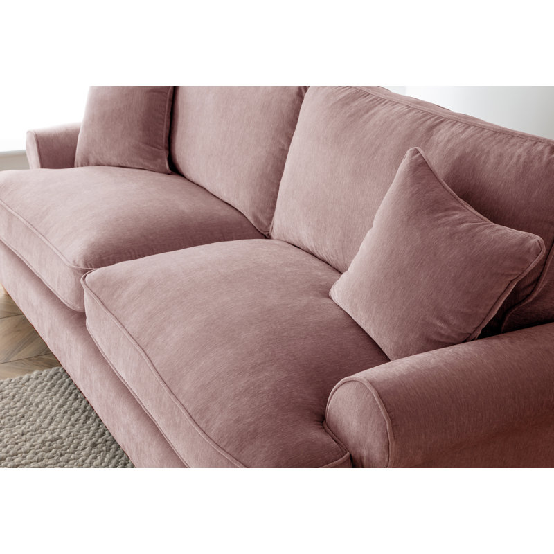 Danika 3 Seater Sofa, Plum