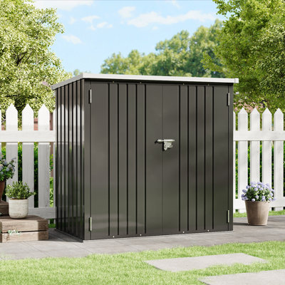 5.5x3ft Garden Metal Tool Shed Outdoor Patio Storage House