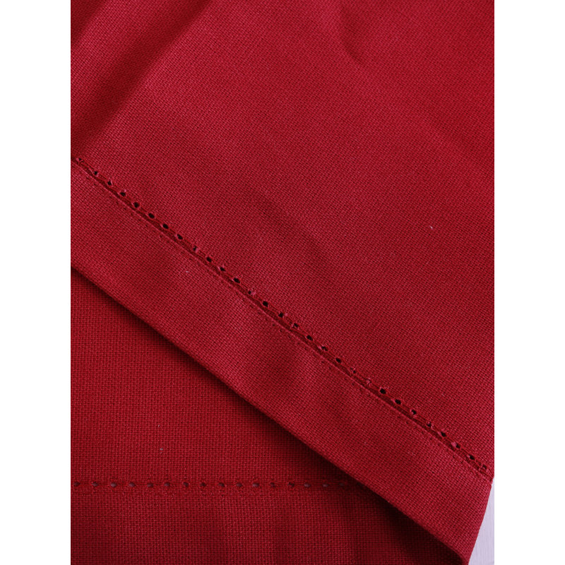 Skelton Table Runner, Burgundy