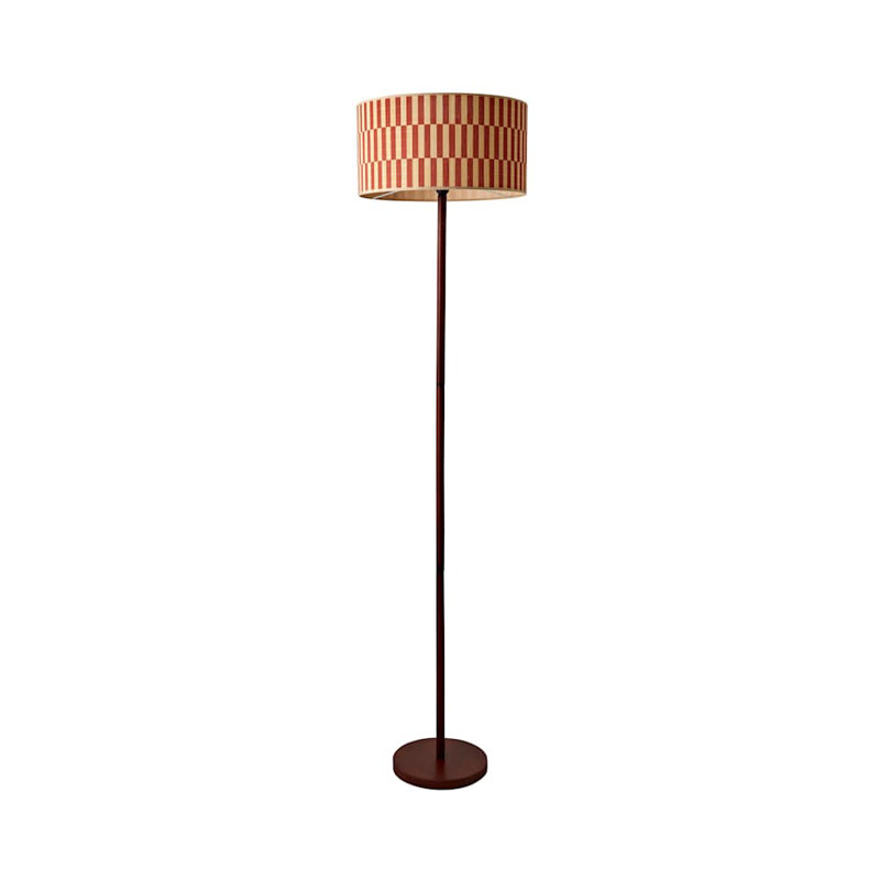 179.5cm Matte Traditional Floor Lamp, Brown, No