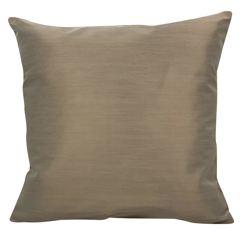 Square Cushion Cover, Beige