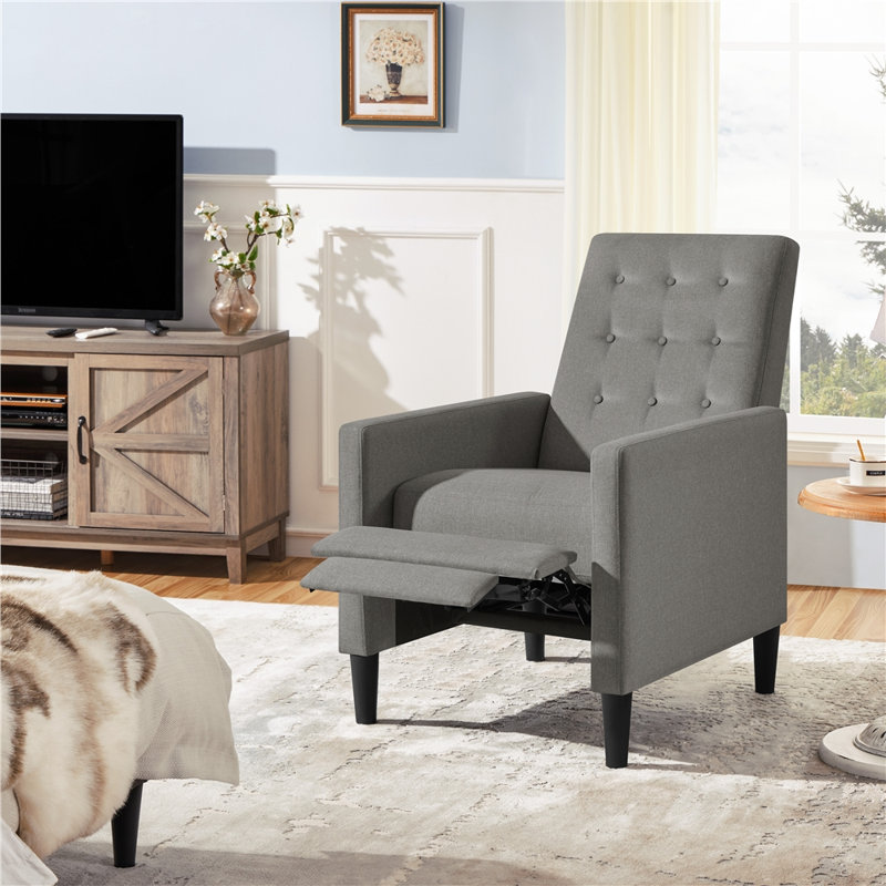 Fauteuil inclinable manuel par gravité de 27 po Adysyn, gris