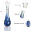 Dalyah Glass Floor Vase-1382401341
